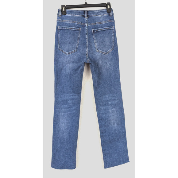 Karen Kane sz 6 denim Jeans blue stretchy high rise women 2852 - Picture 4 of 7
